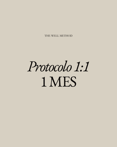 Protocolo 1:1 - 1 mes
