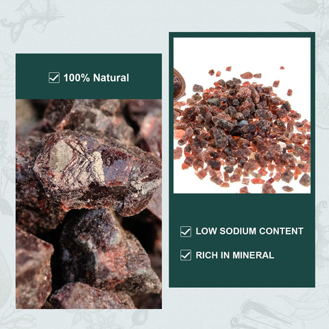 Soeos® Sal Negra del Himalaya (Kala Namak) – Molida Fina
