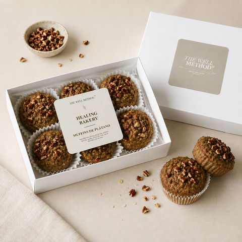 Muffin de plátano (6 pzas)
