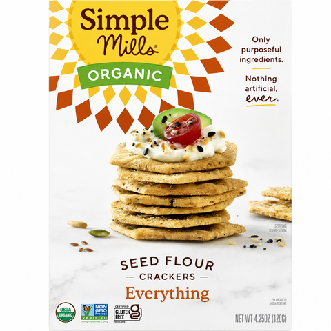 Simple Mills® Organic Seed Crackers – Everything