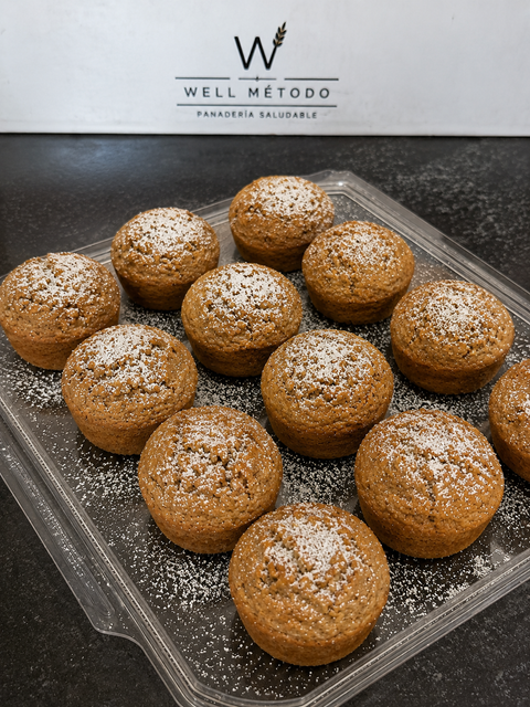 Muffin de plátano (6 pzas)