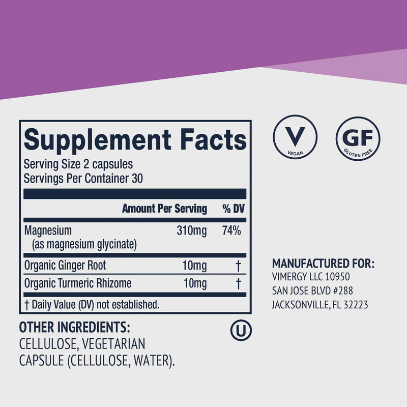 Glicinato de Magensio 60 caps