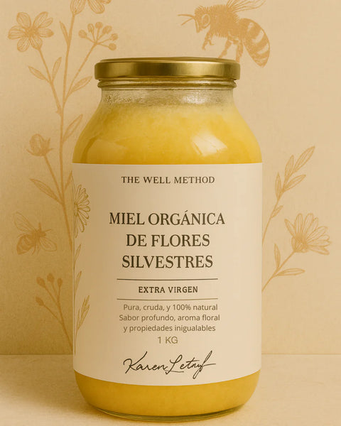 Miel Orgánica Extra Virgen Cruda – Flores Silvestres del Altiplano (3 piezas)