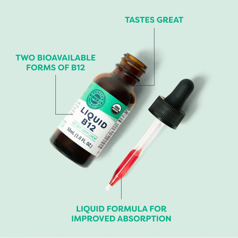 Vitamina B12 Líquida Orgánica – Alta Absorción (30 ml)