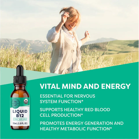 Vitamina B12 Líquida Orgánica – Alta Absorción (30 ml)